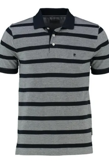 PIERRE CARDIN Polo Shirt marine gestreift