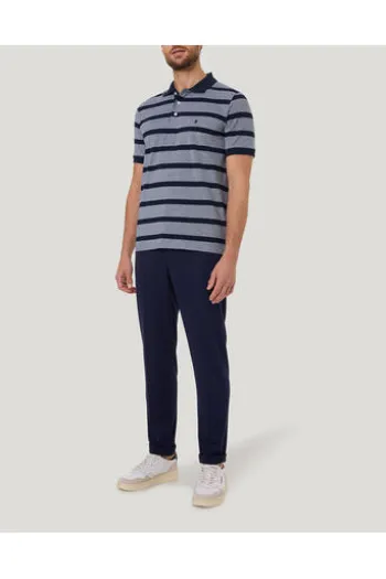 PIERRE CARDIN Polo Shirt marine gestreift