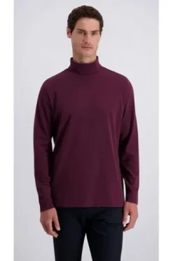 PIERRE CARDIN Rollkragen Pullover winetasting