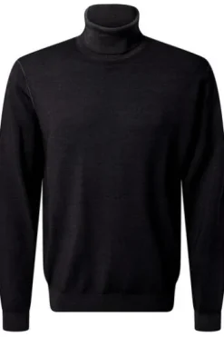 PIERRE CARDIN Strick Rollkragen Pullover anthra