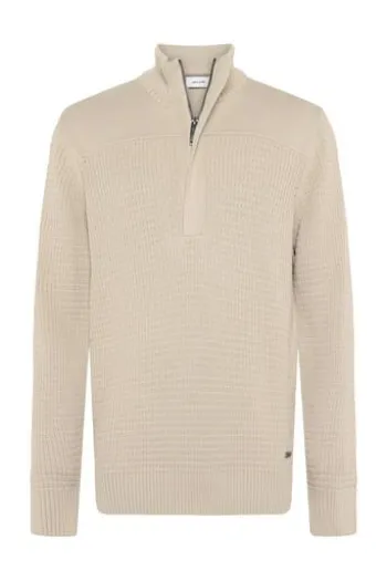 PIERRE CARDIN Strick Troyer oyster gray