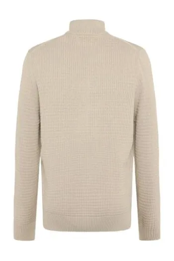 PIERRE CARDIN Strick Troyer oyster gray