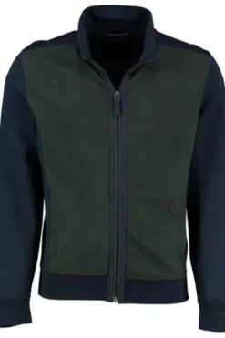 PIERRE CARDIN Sweat Jacke grün