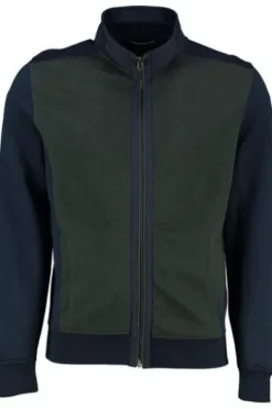 PIERRE CARDIN Sweat Jacke grün
