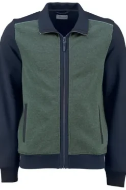 PIERRE CARDIN Sweat-Jacke grün