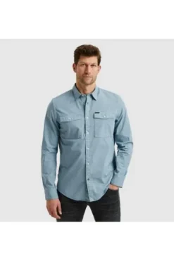 PME LEGEND Hemd Ashleigh blue Regular Fit