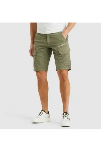 PME LEGEND Nordrop Cargo Shorts Stretch Twill deep lichten green Regular Fit