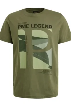 PME LEGEND T-Shirt single jersey Deep lichten green