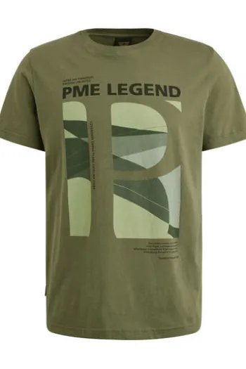 PME LEGEND T-Shirt single jersey Deep lichten green