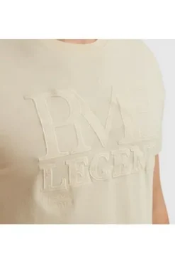 PME LEGEND T-Shirt single jersey bone white