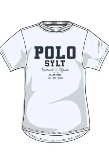 POLO SYLT Damen T-Shirt bright white