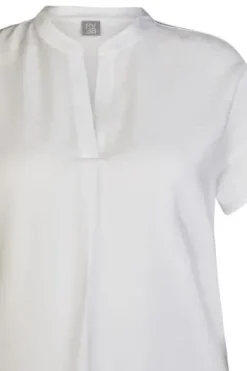 RABE Bluse weiß Kurzarm
