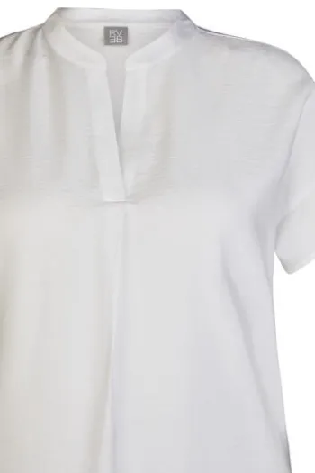 RABE Bluse weiß Kurzarm