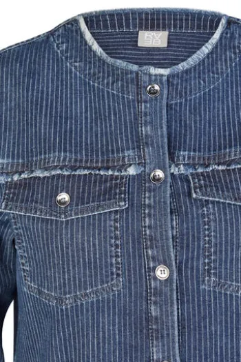 RABE Jeansbluse blue stone Langarm