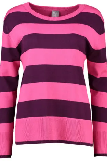 RABE Pullover malve gestreift