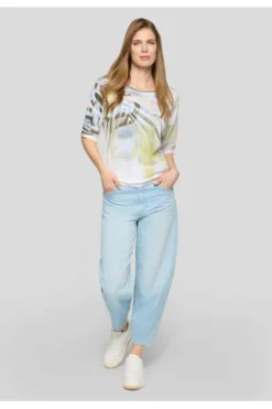 RABE Pullover thymian gemustert