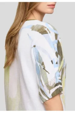 RABE Pullover thymian gemustert