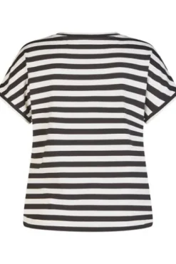 RABE Shirt alabaster gemustert Kurzarm