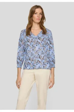 RABE Shirt ozean gemustert 3/4-Arm