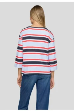 RABE Shirt pastellblau gestreift 3/4-Arm