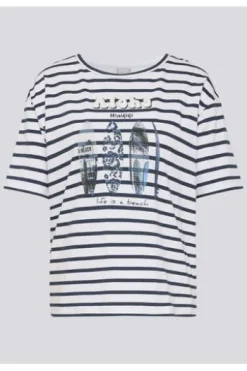 RABE Shirt pazifik gestreift