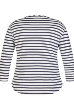 RABE Shirt pazifik gestreift 3/4-Arm
