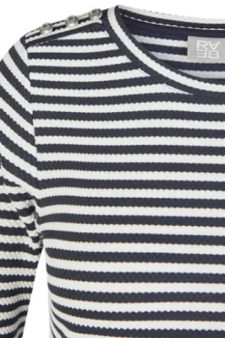 RABE Shirt pazifik gestreift 3/4-Arm