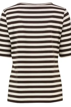 RABE Shirt schoko gestreift