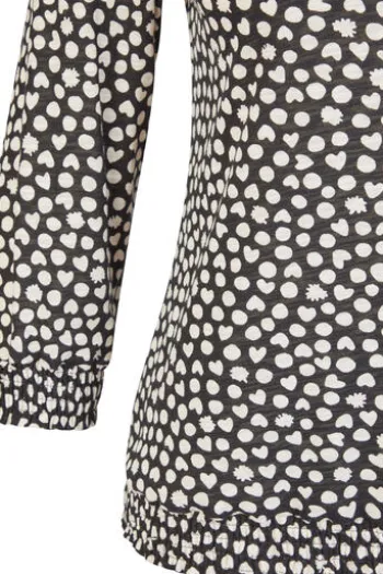 RABE Shirt schwarz gepunktet 3/4-Arm