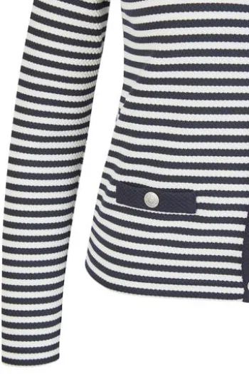 RABE Strickjacke pazifik gestreift