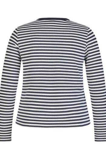 RABE Strickjacke pazifik gestreift