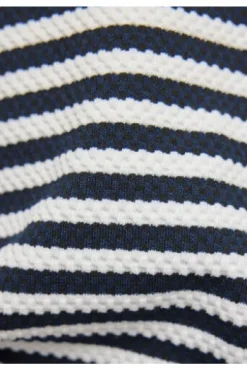 RABE Strickjacke pazifik gestreift