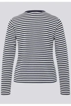 RABE Strickjacke pazifik gestreift