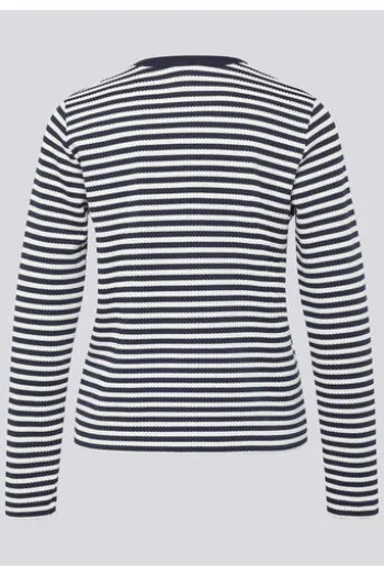 RABE Strickjacke pazifik gestreift
