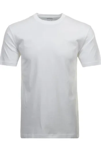 RAGMAN Doppelpack Rundhals-T-Shirt classic weiss Regular Fit