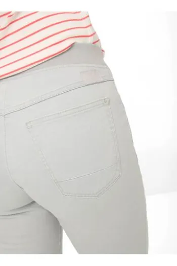 RAPHAELA BY BRAX Baumwoll-Hose Pamina smoke grau Slim Fit in Super Dynamic-Stretchqualität