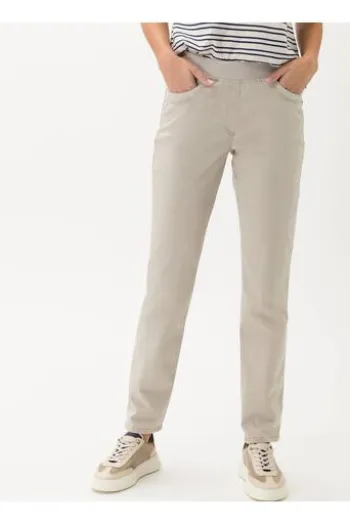 RAPHAELA BY BRAX Baumwoll-Hose Pamina sand Slim Fit in Super Dynamic-Stretchqualität