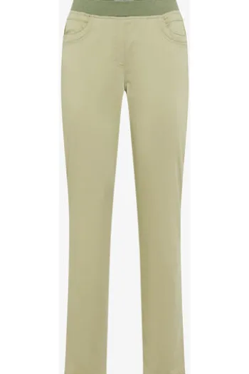 RAPHAELA BY BRAX Baumwoll-Hose Pamina green tea Slim Fit in Super Dynamic-Stretchqualität