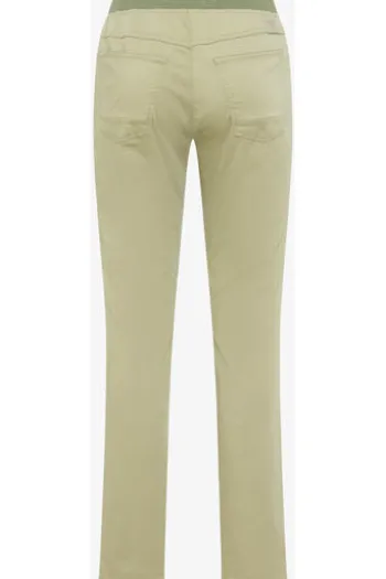 RAPHAELA BY BRAX Baumwoll-Hose Pamina green tea Slim Fit in Super Dynamic-Stretchqualität