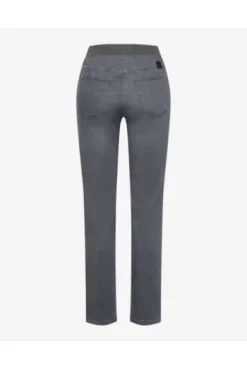 RAPHAELA BY BRAX Bequem-Jeans Pamina grau Slim Fit