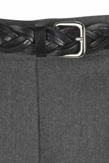 RAPHAELA BY BRAX Flanell Hose Silvia grau