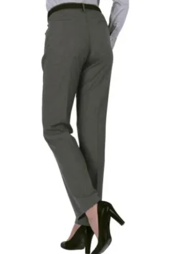RAPHAELA BY BRAX Flanell-Hose Pauline grau Slim Fit