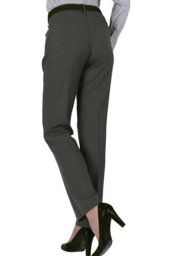 RAPHAELA BY BRAX Flanell-Hose Pauline anthrazit Slim Fit