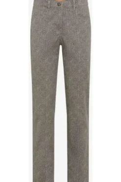 RAPHAELA BY BRAX Hose Luca walnut gemustert Slim Fit