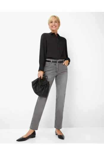 RAPHAELA BY BRAX Jeans Caren grau Comfort Fit