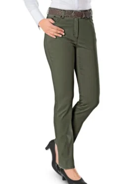 RAPHAELA BY BRAX Jeans Ina oliv Slim Fit in Super Dynamic Stretch -Qualität