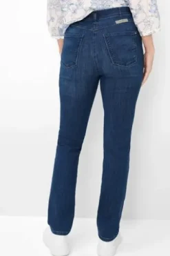 RAPHAELA BY BRAX Jeans Laura stoned lightly used hellblau Slim Fit mit Magic-Dehnbund