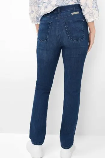 RAPHAELA BY BRAX Jeans Laura stoned lightly used hellblau Slim Fit mit Magic-Dehnbund