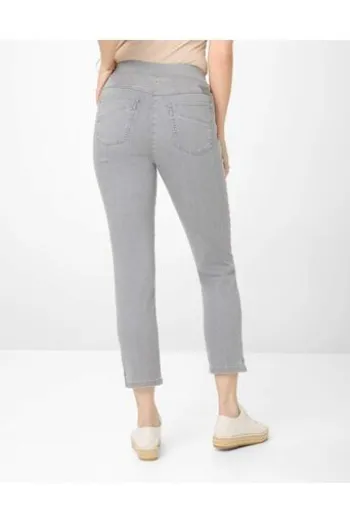 RAPHAELA BY BRAX 6/8 Jeans Pamina grau Slim Fit
