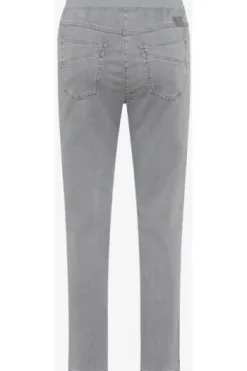 RAPHAELA BY BRAX 6/8 Jeans Pamina grau Slim Fit